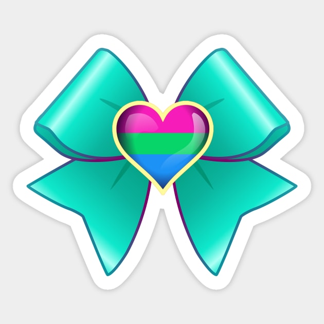 Pride Guardian: Polysexual Sticker by LittleWhiteOwl